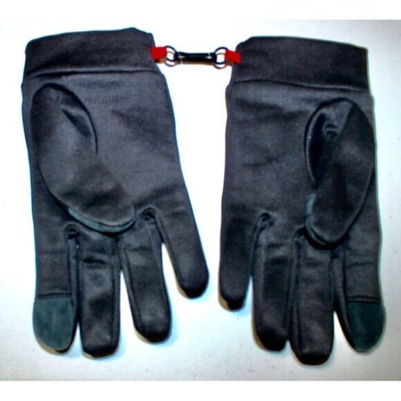 Womens Black Roots 73 Fitted Gloves S/M - Picture 2 of 3